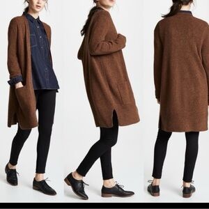 Madewell Warm Brown Cardigan Sweater Size Medium